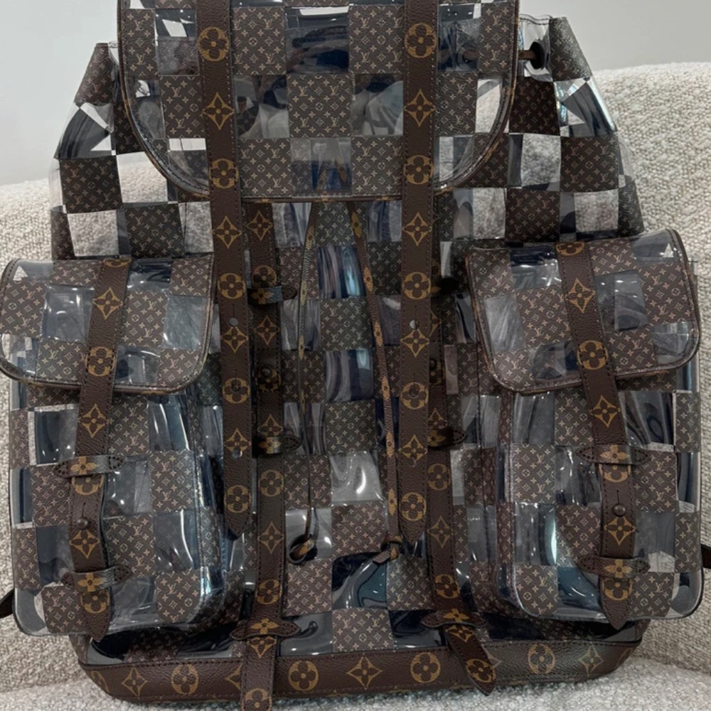 Authentic Louis Vuitton Monogram Chess Christopher Backpack